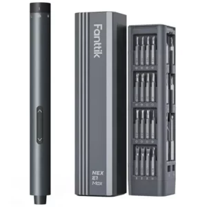 E1 MAX 3.7V Mini Electric Screwdriver, Precision Electric Screwdriver, 50-in-1 Magnetic Bits, Max 3 N.m, Magnetic Storag